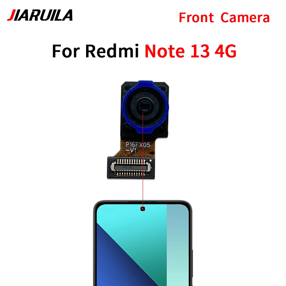 Front Camera Flex Back Rear Camera Module Flex Cable For Xiaomi Redmi Note 13 Pro Plus 4G 5G Xiaomi  Xiao mi phone repair parts