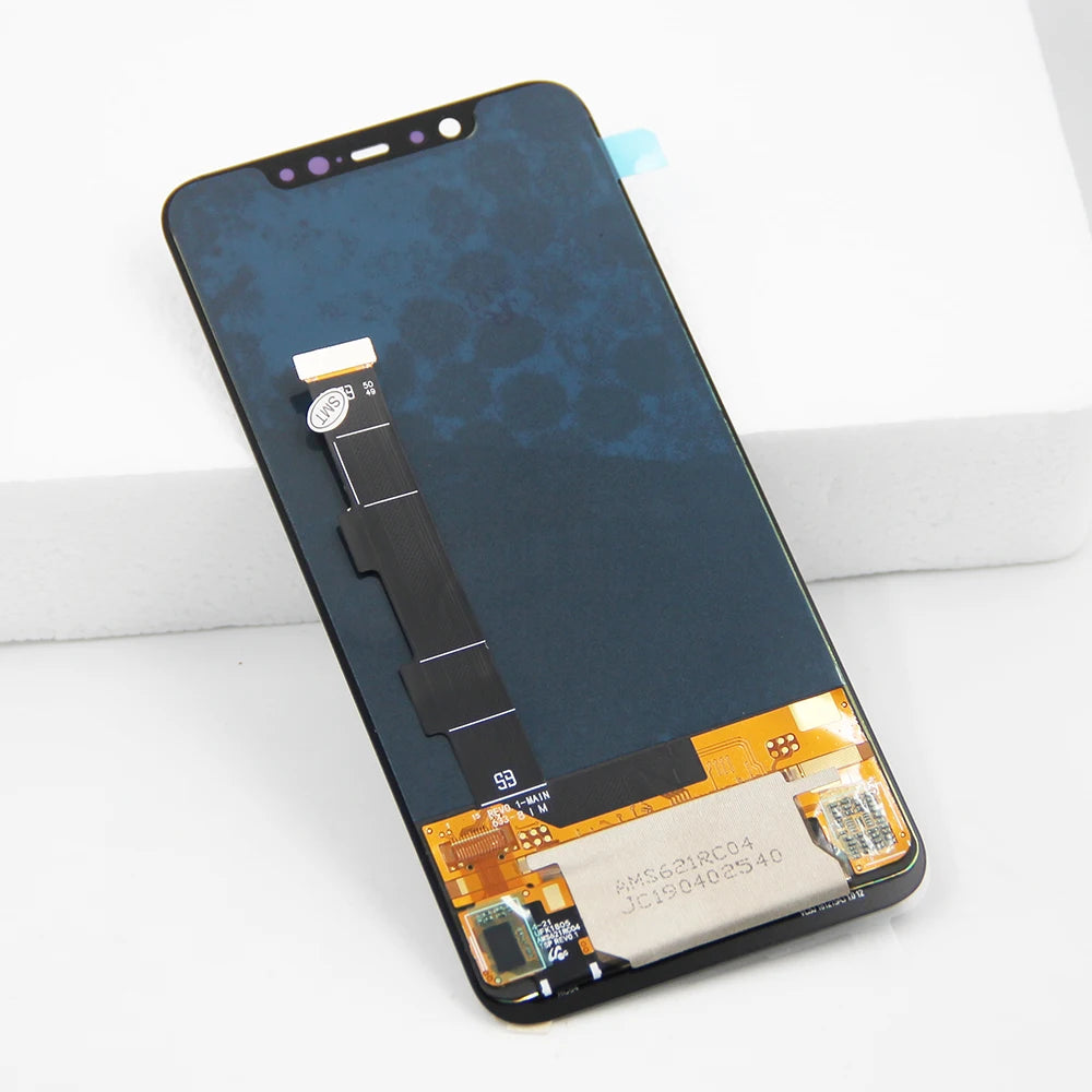 Super AMOLED Mi 8 Screen Replacement, for Xiaomi Mi 8 LCD Display Digital Touch Screen with Frame Assembly for Mi8 M1803E1A Xiaomi phone repair parts