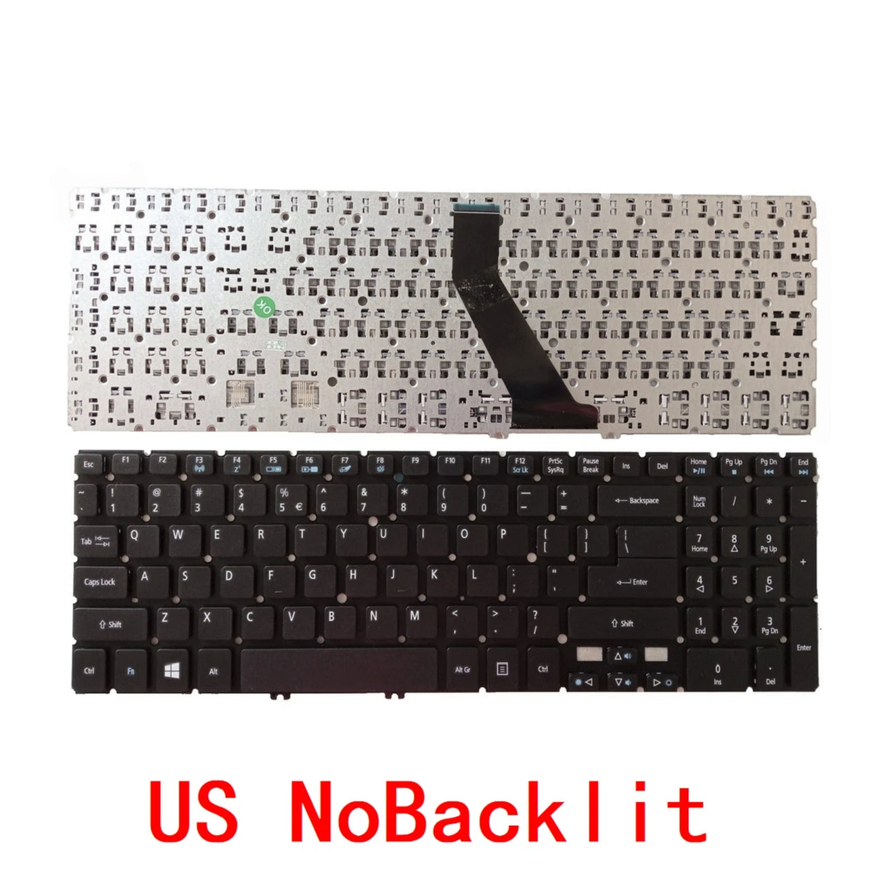 US RU SP AR BR Backlit Keyboard For Acer Aspire V5 V5-531 V5-531G V5-551 V5-551G V5-571 V5-571G V5-571P V5-531P M5-581 Acer laptop repair parts