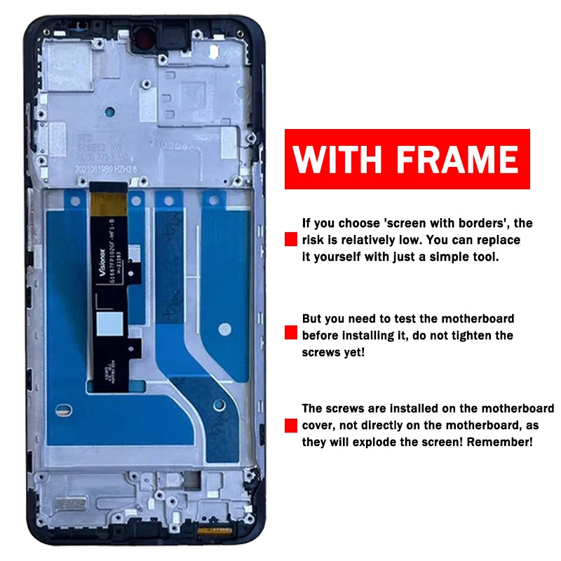 6.7"Tested For Motorola Edge 20 Lite 20Lite XT2139-1 LCD Display Touch Screen Digitizer For Motorola Edge 20 Fusion Lcd Frame Motorola phone repair parts