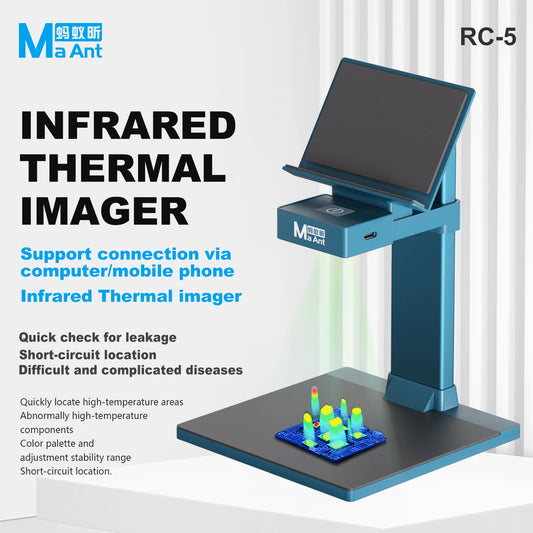 MaAnt RC-5 Infrared Thermal Imager 256x192 Thermal Analyzer USB Type C Support Computer/Phone Connection For Phone Repair Tools Professional Repair Tools