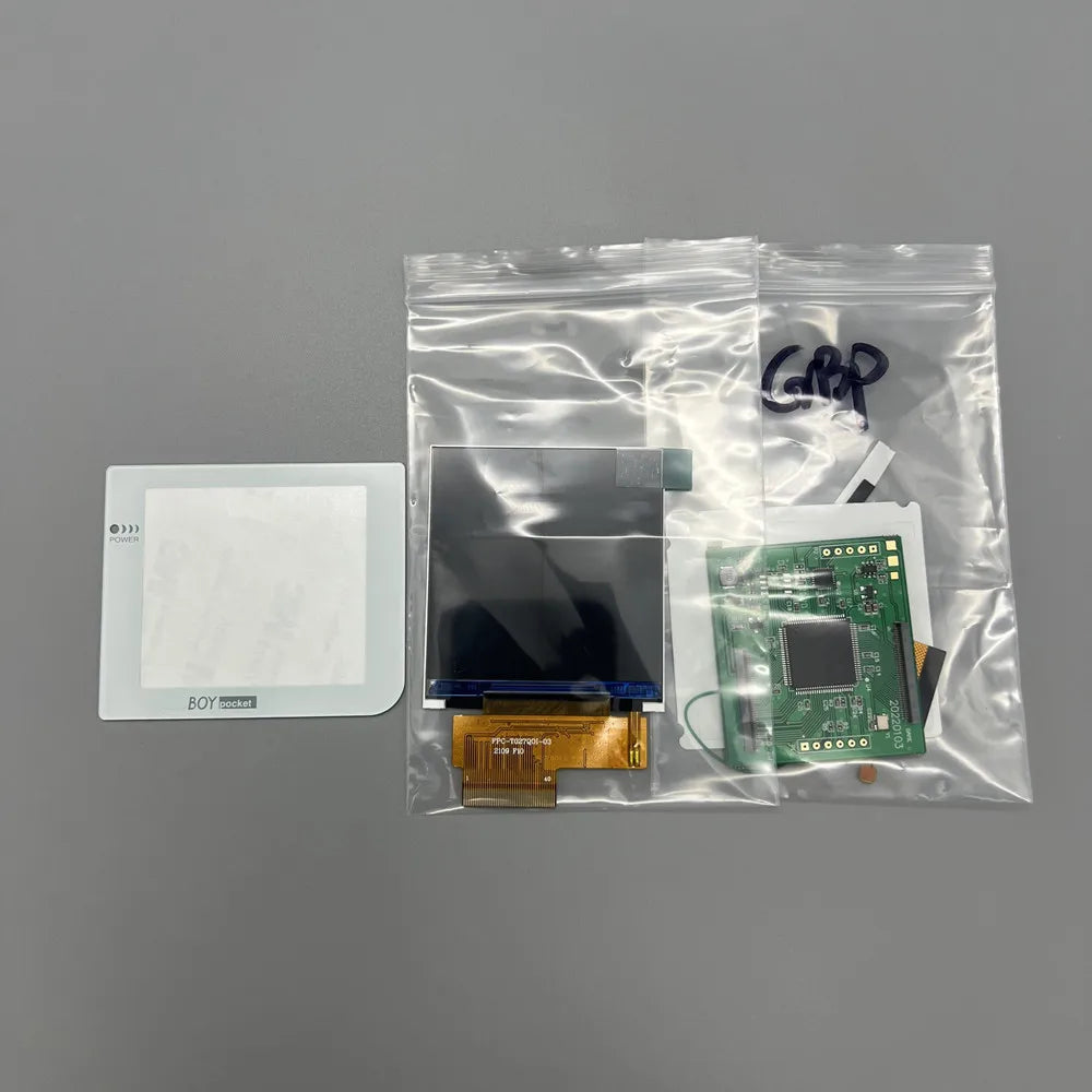 New GBP LCD Screen. Easy to Install 2.6 "Original Size IPS High Brightness LCD Screen is Suitable for Nintendo Gameboy Pocket Game console repair parts