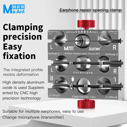 MaAnt EarPods Repair Alignment Fixing Fixture Tool P1 P2 Easy To Fix Repair Battery Problem For AirPods G1/ AirPods G2 Professional Repair Tools