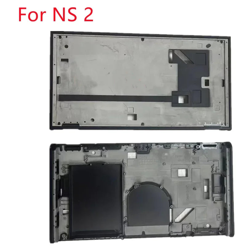 For Nintendo Switch / NS 2/OLED / LITE / Switch 2 Front Frame Middle Metal Cover Battery Holder Heat Dissipation Shell Game console repair parts