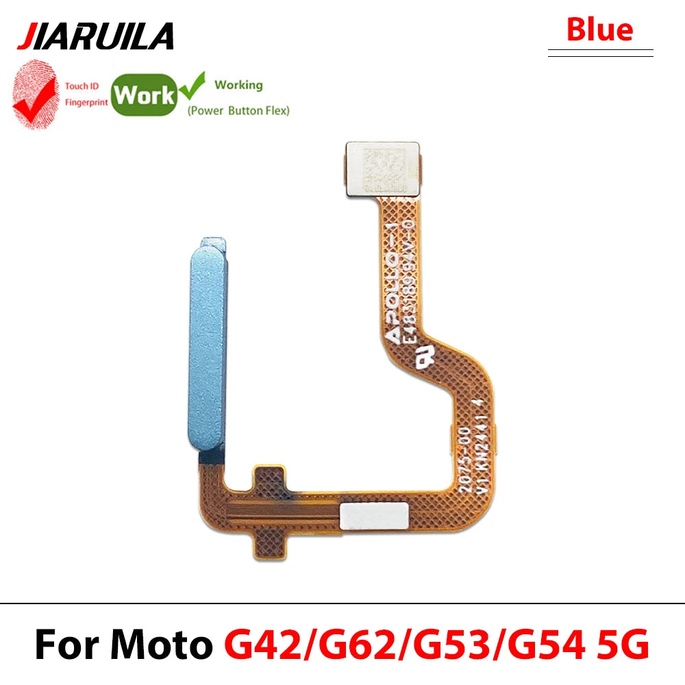 Home Button FingerPrint Touch ID Sensor Flex Cable For Motorola Moto G22 G42 G62 G53 G54 E32 Replacement Parts Motorola phone repair parts