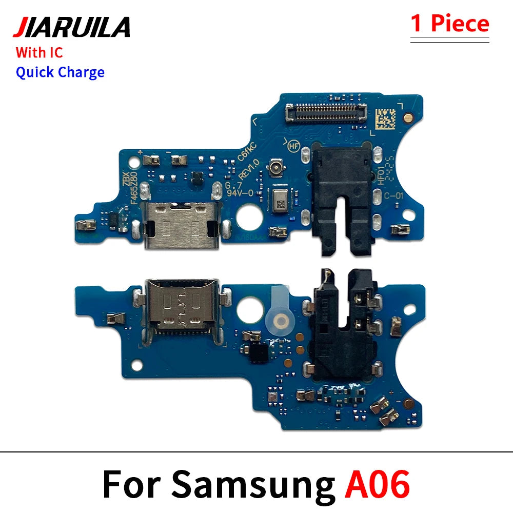 50Pcs, USB Charging Port Dock Charger Plug Connector Board Flex Cable For Samsung A05 A05s A15 A25 A35 A55 A06 A16 5G 4G Samsung phone repair parts