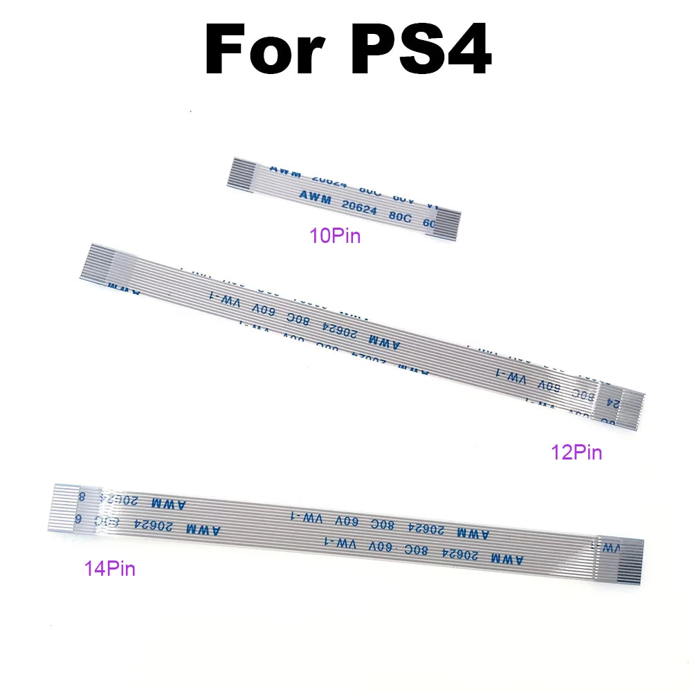 2-20Pcs For Sony PS4 PRO Slim Controller 12 14 Pin Charging Board Power Switch Cable 10pin Touch Pad Flex Ribbon Cable Game console repair parts