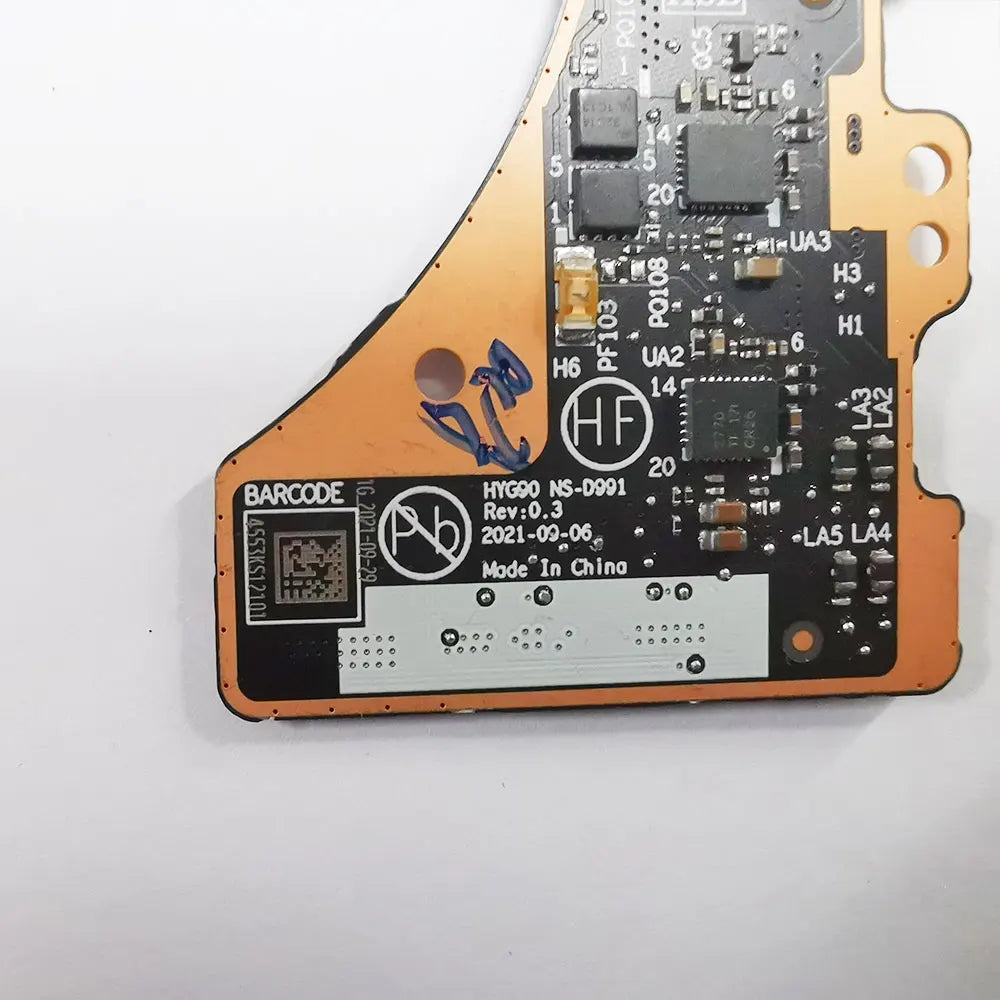 OEM For Lenovo Yoga 9 14IAP7 82LU Laptop Audio USB-C Type-c Jack Power Button Board switch Repairing HYG90 NS-D991 5C50S25303Lenovo laptop repair parts