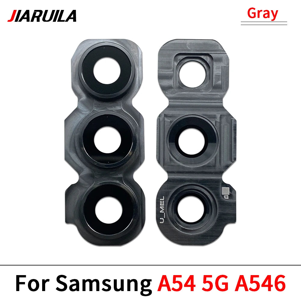 New Rear Camera Glass Lens Cover With Frame Holder For Samsung A26 A56 A34 A54 S24 Fe 5G Replacement Parts Samsung phone repair parts