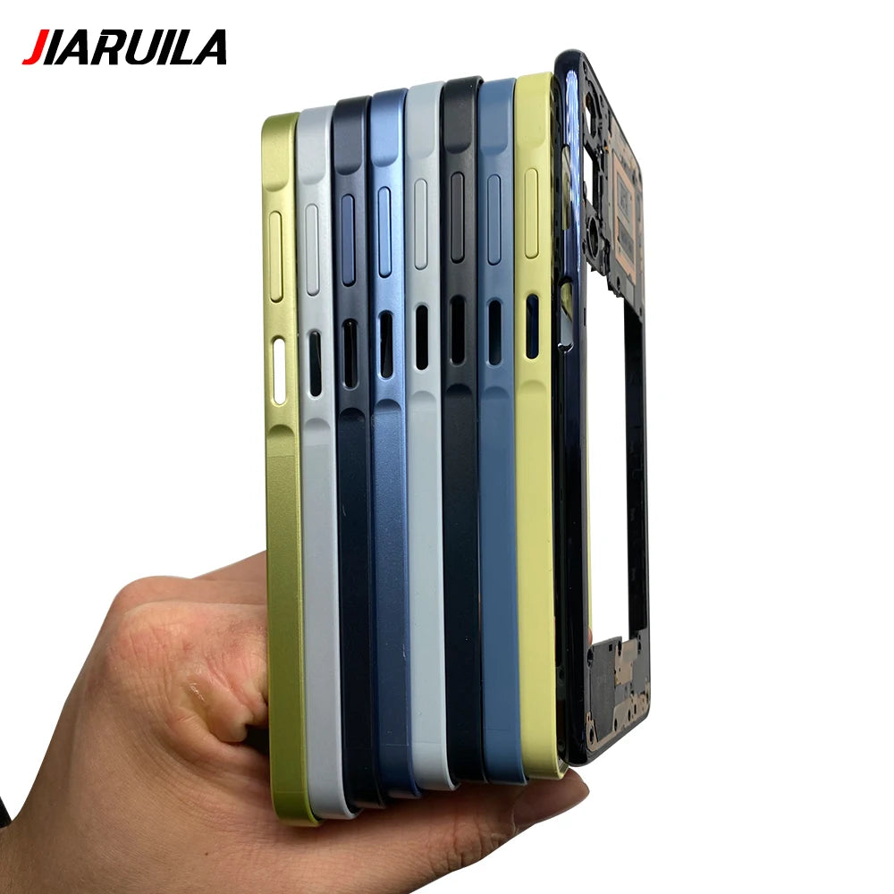 New For Samsung A15 4G A155F / A15 5G A156B / A05 / A05s / A25 5G Housing Middle Frame Bezel Middle Plate Cover Samsung phone repair parts