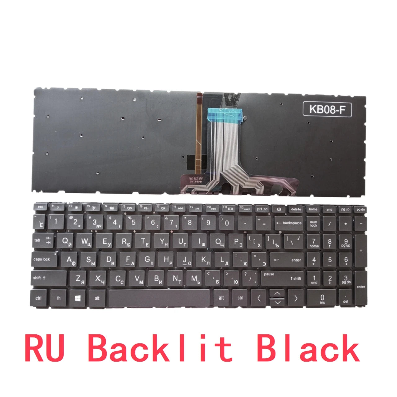 New US Russian UK Laptop Backlit Keyboard For HP 15-EH 15-EG 15-ER 15M-EH 17-CN 17-CP 17S-CU 470 G8 Notebook PC Replacement  HP laptop repair parts