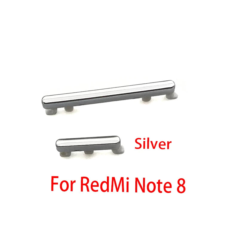 For Xiaomi Redmi Note 7 Pro SIde Volume Button + Power ON / OFF Buttton Key Set For Redmi Note 8 9 9S Pro Replacement Parts Xiaomi  Xiao mi phone repair parts