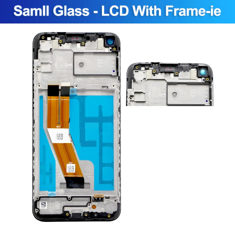 6.4'' M11 Display Screen with Frame, for Samsung Galaxy M11 M115 M115F Lcd Display Touch Screen Digitizer Assembly Replacement Samsung phone repair parts