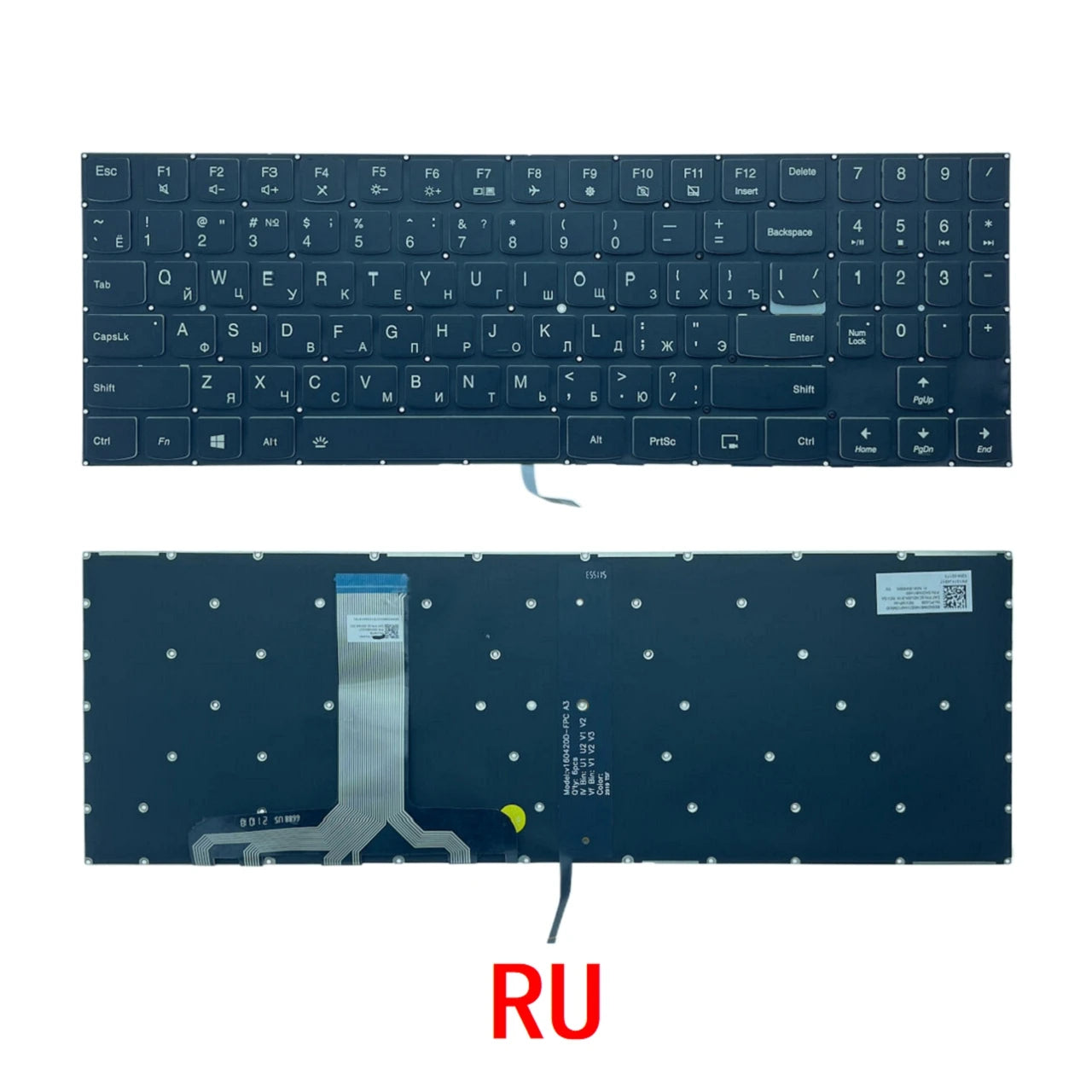 US Russian Spanish Brazil Backlit Keyboard For Lenovo Legion Y530 -15ICH Y7000P-1060 Y7000-2019 Y540-15IRH Y540-17IRH Y545-PG0 Lenovo laptop repair parts