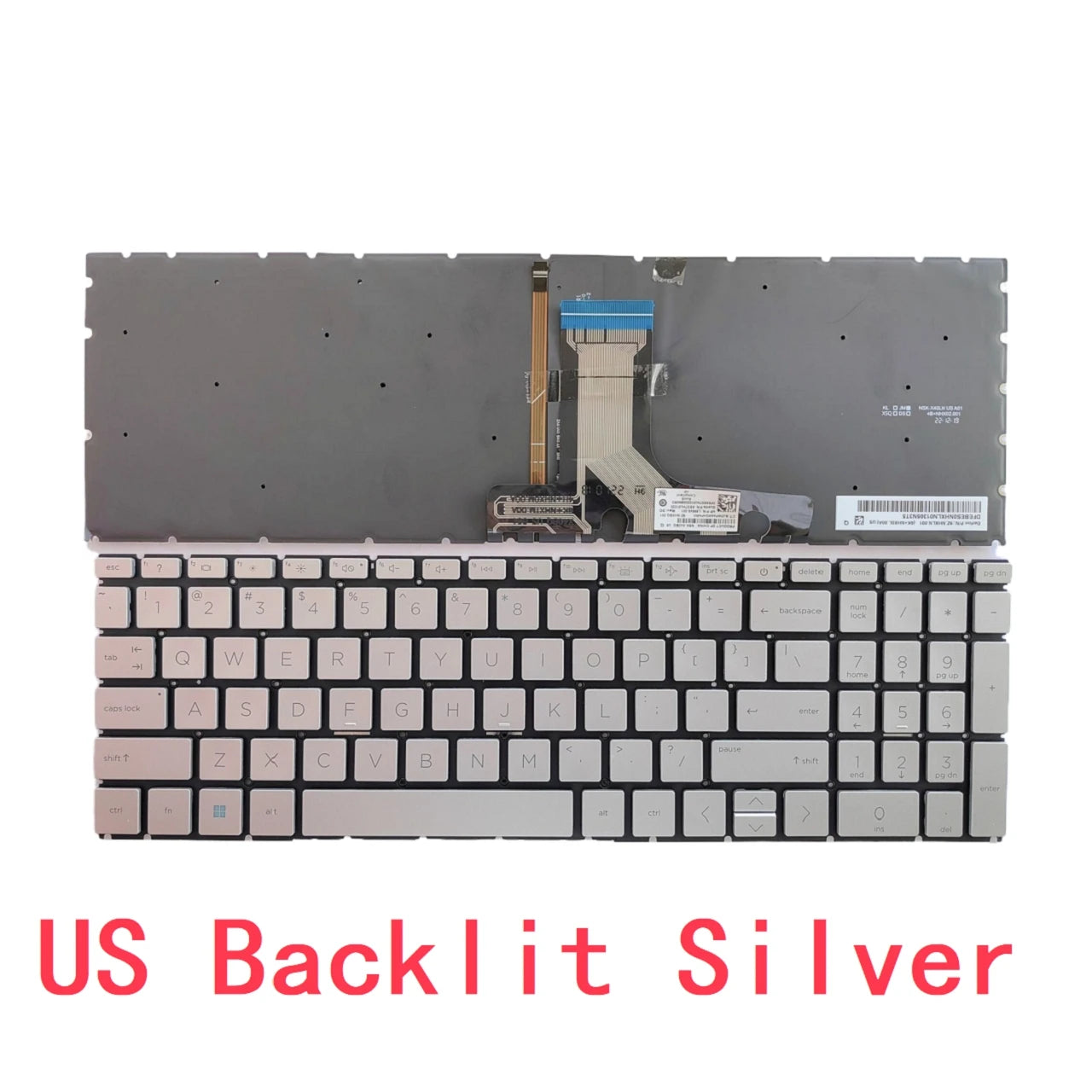 New US Russian UK Laptop Backlit Keyboard For HP 15-EH 15-EG 15-ER 15M-EH 17-CN 17-CP 17S-CU 470 G8 Notebook PC Replacement  HP laptop repair parts