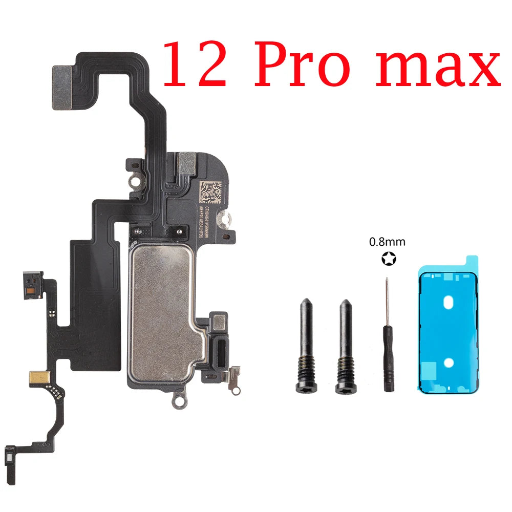 Top Ear Earpiece Speaker Sensor Flex cable For iPhone X XR XS 11 12 PRO MAX MINI Proximity Sensor Sound Speaker iPhone phone repair parts