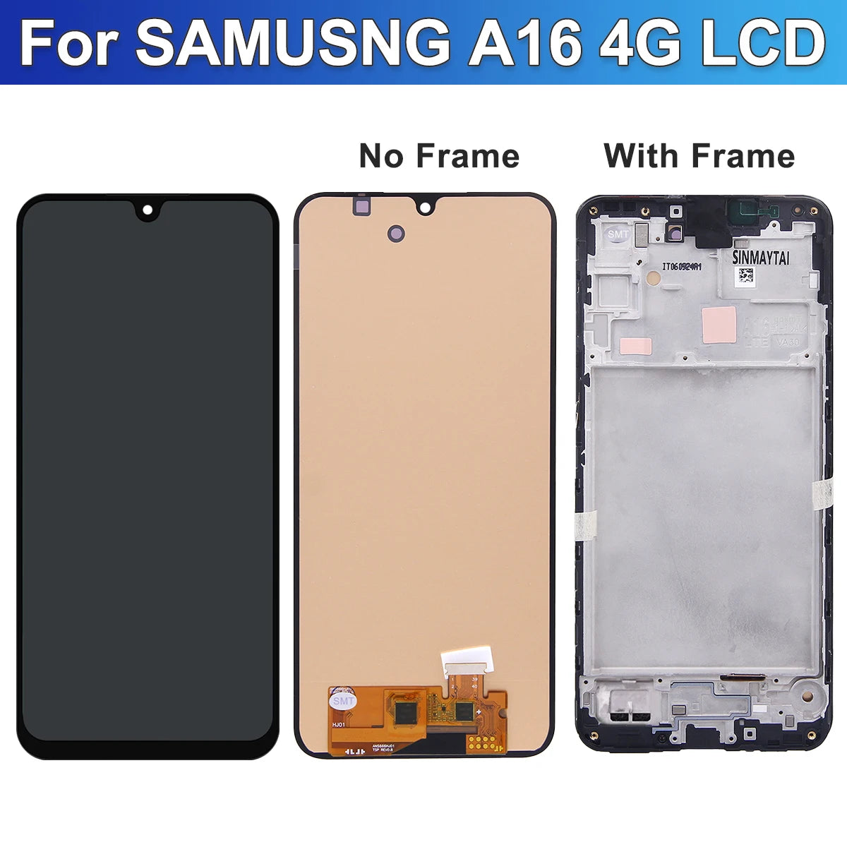 6.7" Super AMOLED For Samsung A16 4G A165F A165M Display Touch Screen Digitizer 90Hz For Samsung A16 5G A166B A166E A166P LCD Samsung phone repair parts