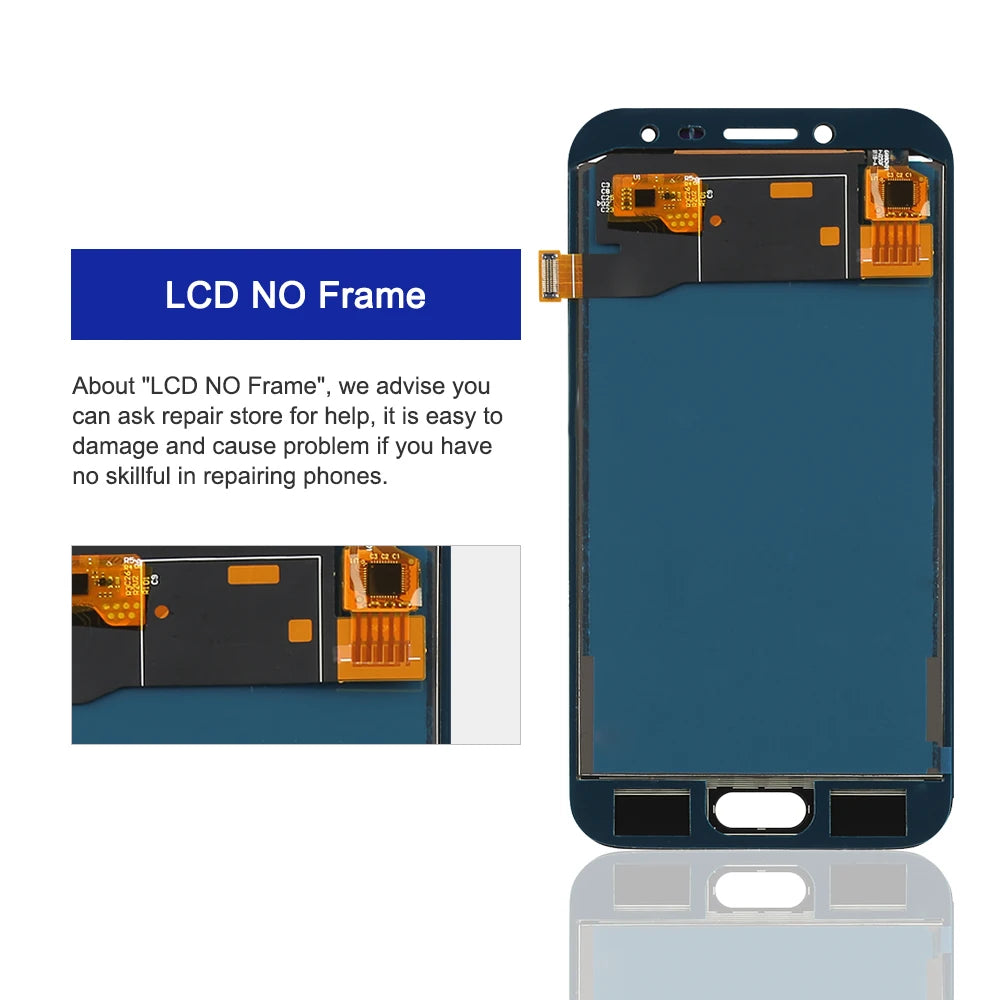 Adjust Brightness J250 LCD For Samsung Galaxy J2 Pro 2018 Display Touch Screen Digitizer Assembly For Samsung J250 J250F J250H Samsung phone repair parts