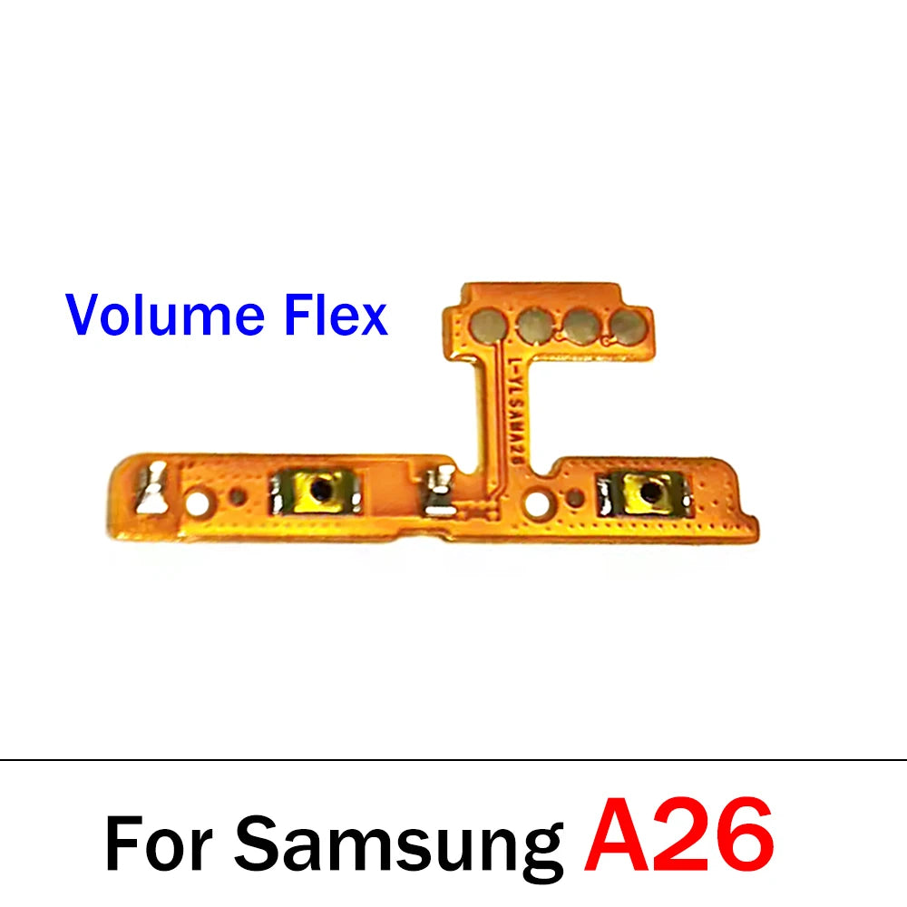 New For Samsung A06 A06s A16 A26 A36 A56 A07 A17 A37 4G 5G Volume Button Power Switch On Off Button Flex Cable Samsung phone repair parts