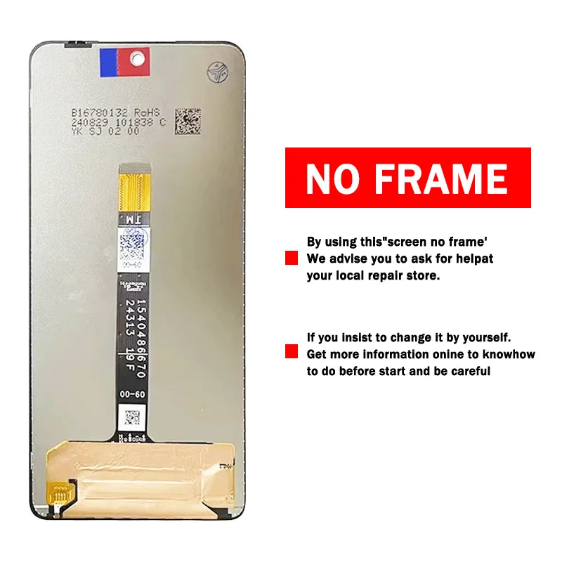 6.8'' IPS LCD  For Moto G Power 2025 LCD For Motorola Moto G Power (2025) XT2515-1 LCD Display Touch Screen Digitizer Assembly Motorola phone repair parts