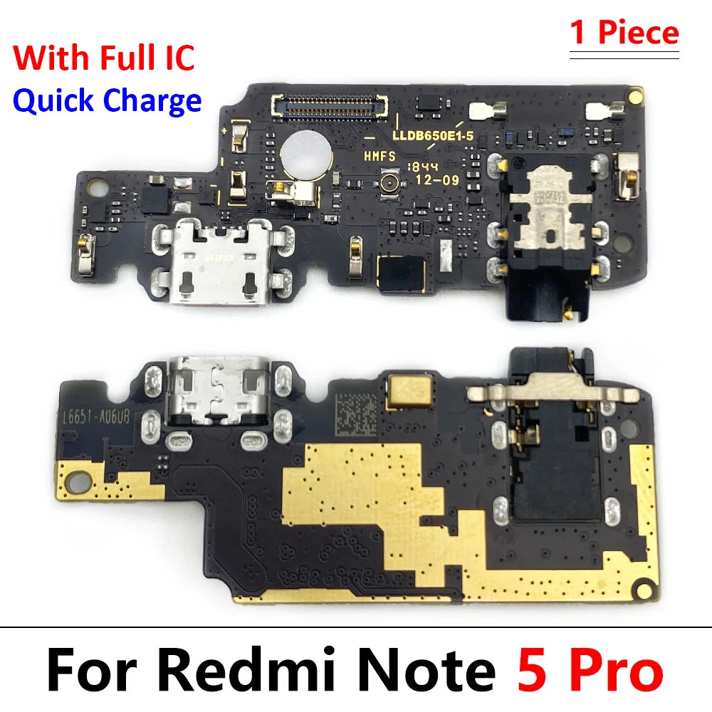 New Dock Charger Connector USB Charging Port Flex Cable For Xiaomi Redmi Note 5 Note5 Pro Global USB Flex Cable  Xiaomi  Xiao mi phone repair parts