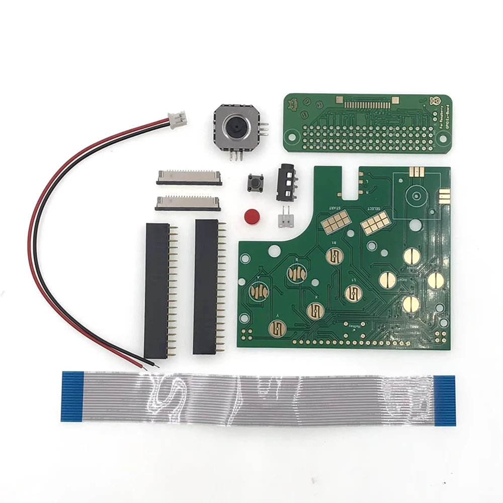 For GB DIY 6 Buttons PCB Board Switch Wire Connector Kit For Raspberry For GameBoy GPIO DMG-001 Game console repair parts