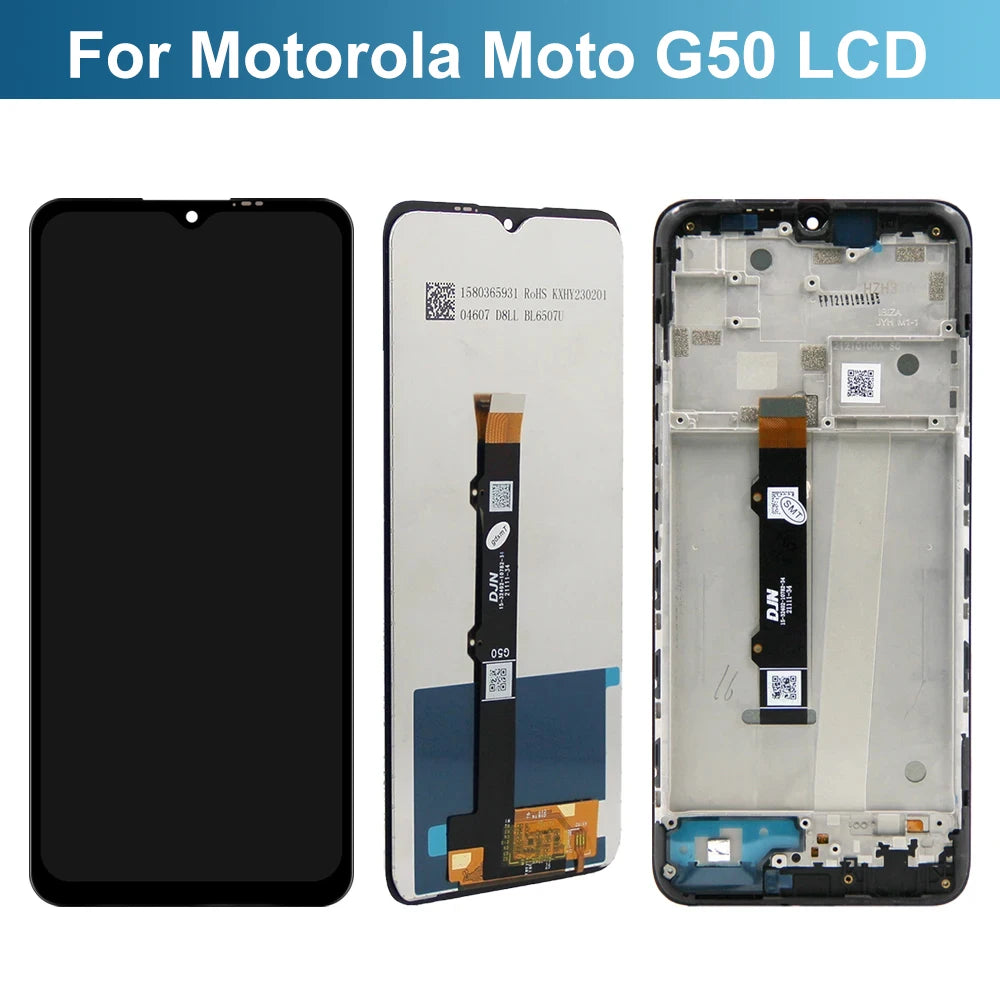 Screen Assembly for Motorola Moto G10 G20 G30 G50 G60 G60S Lcd Display Touch Screen Digitizer for Moto G50 5G Replacement Motorola phone repair parts