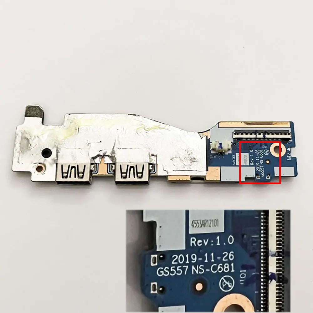 Replace For Lenovo Xiaoxin 15IIL 2020 15ACL 2021 15 IIL ACL ARE Laptop I/O USB Jack Switch Power Button Board Cable NS-E401 Lenovo laptop repair parts