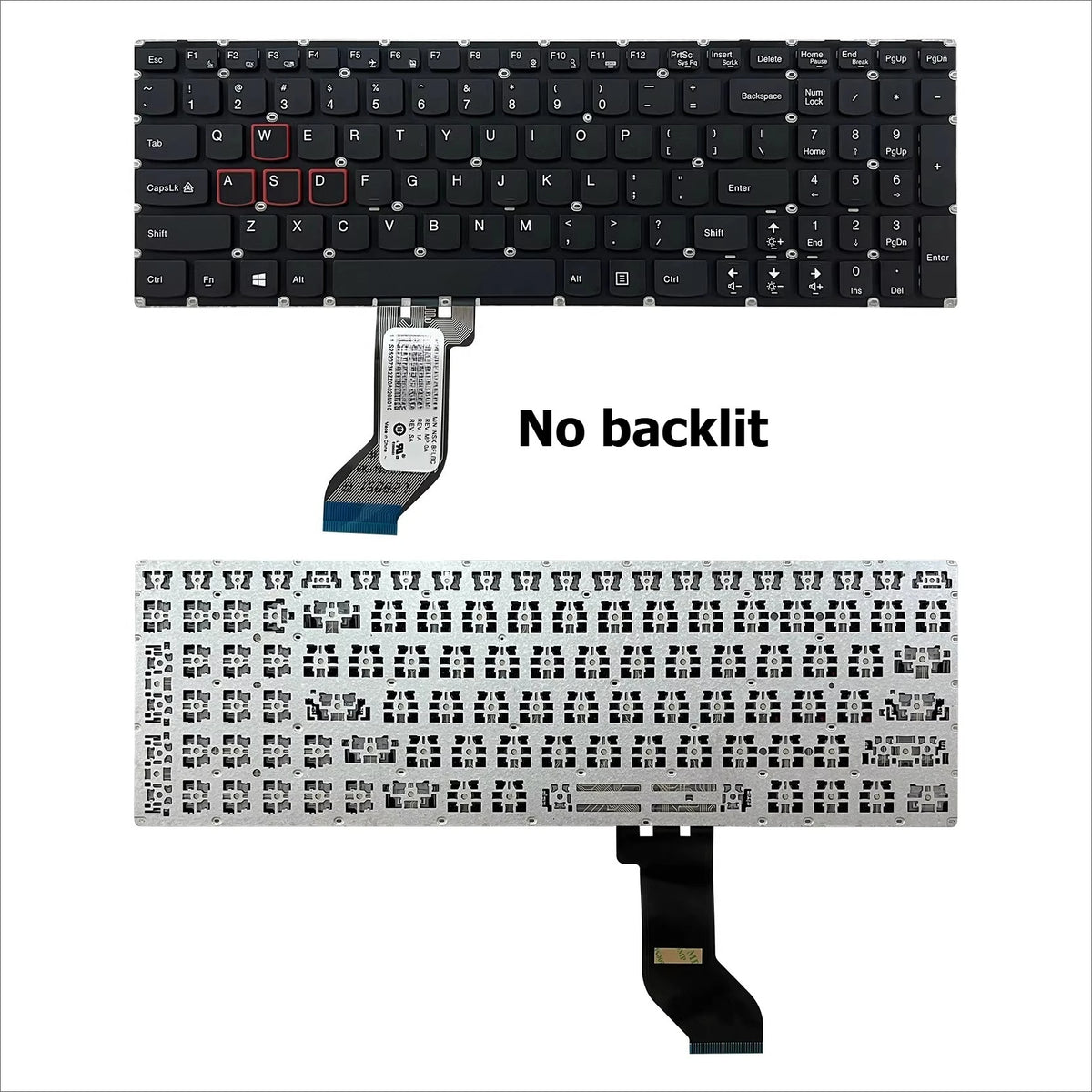 Upper case keyboard for Lenovo Legion 15ISK Y700-15-17 Y720-15IKB topcase palmrest cover SN20H54485 T6Y1B LJV160420E 5CB0N67285 Lenovo laptop repair parts