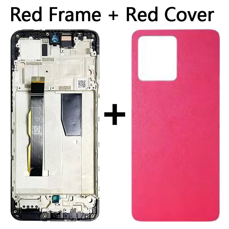 6.5' AMOLED for Motorola Moto G84 LCD Display with Touch Screen Digitizer Assembly for Moto G84 LCD with Fingerprints Frame Motorola phone repair parts