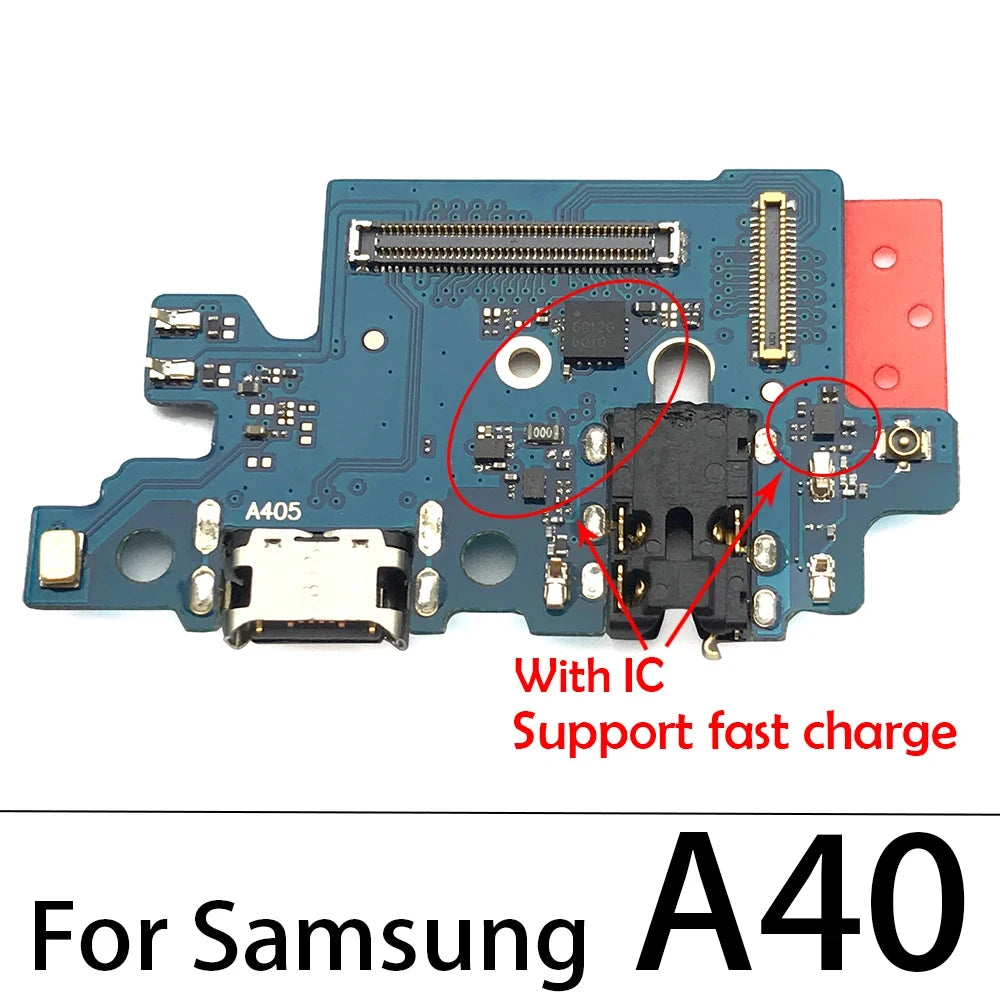 New For Samsung A10 A20 A30 A50 A70 A01 A11 A31 A51 A71 A21s A03 A03s USB Charger Port Dock Connector Charging Board Flex Cable Samsung phone repair parts
