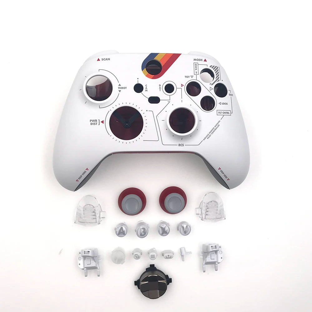 For Xbox Series X S Core Controller Star Shell Case Cover Replacement Front Faceplate With ABXY LB RB Trigger Buttons Game console repair parts