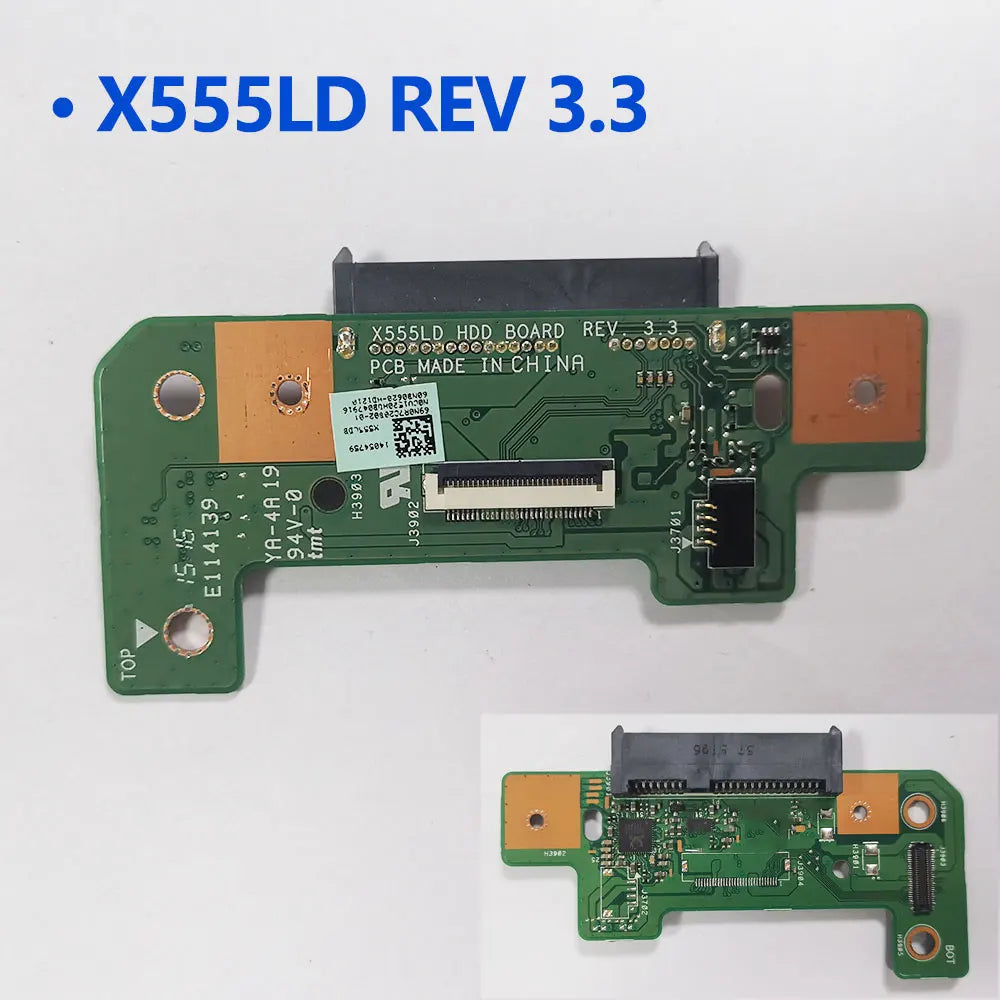 For ASUS X555 X555L X555LD X555LP X555UJ VM590L Y583L W509L W519 F555L A555 X555S Laptop SATA HDD SSD hard drive interface board ASUS laptop repair parts