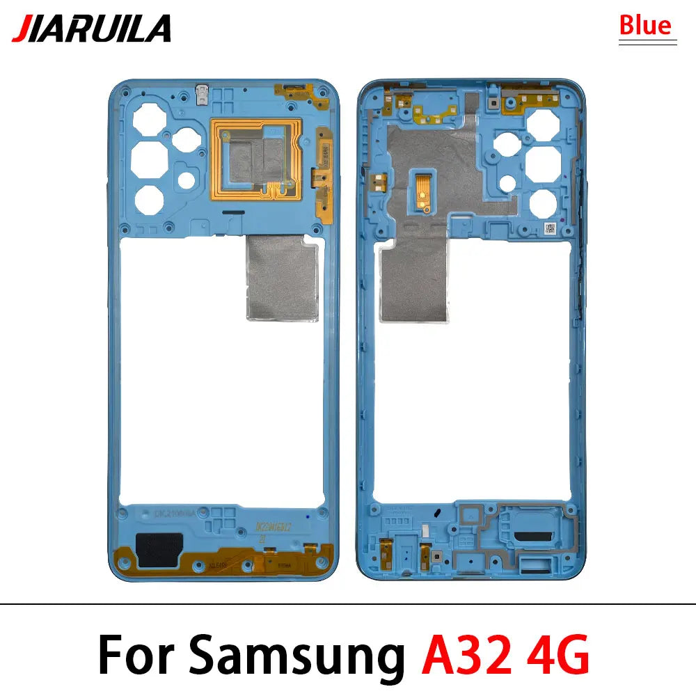 For Samsung A22 A32 4G 5G A225F A226B A325F A326B Middle Frame Holder Housing Replacement Repair Parts Samsung phone repair parts