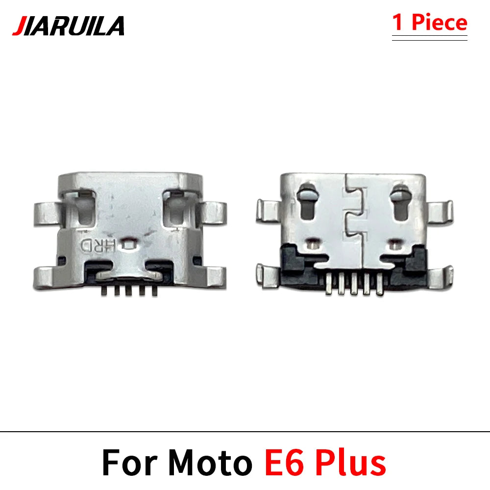 100Pcs, USB Charging Charge Charger Connector Port For Moto Edge 20 30 40 50 Neo E6 E6s E7 E13 E14 E20 E30 E32 E22 Plus Play Motorola phone repair parts