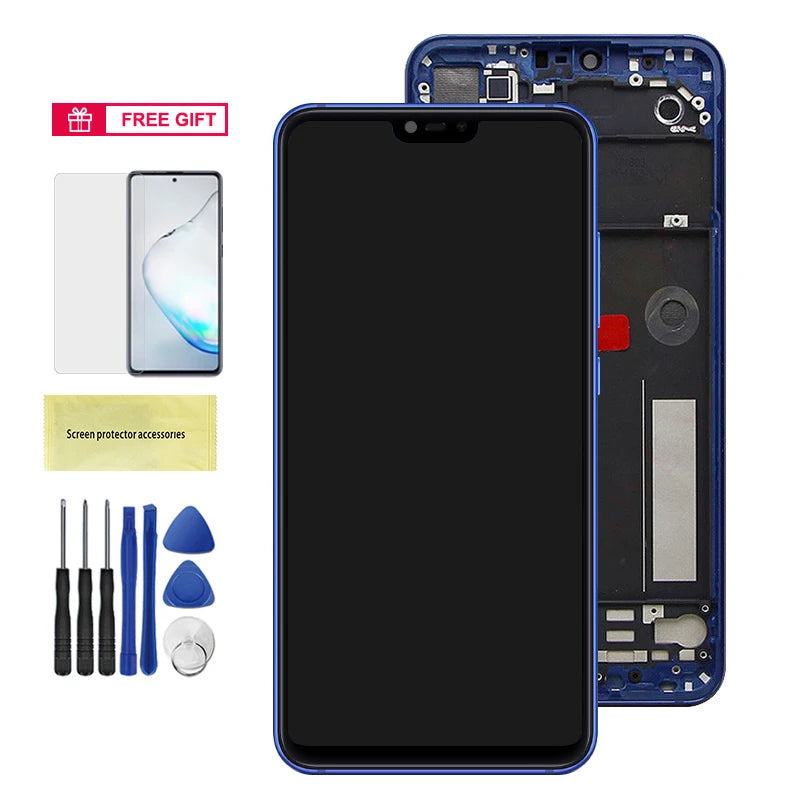 6.26'' Mi 8 Lite Screen With Frame, for XIAOMI Mi 8 Lite Mi8 Lite M1808D2TG Lcd Display + Touch Screen Replacement with Frame Xiaomi phone repair parts