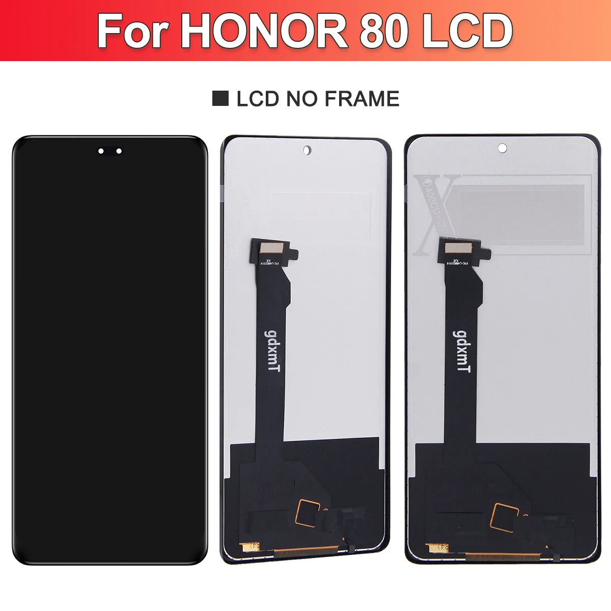 TFT Tested For Huawei For Honor 80 ANN-AN00 LCD Touch Screen Display Digitizer Assembly For Honor 80 LCD Replacement Part Honor phone repair parts