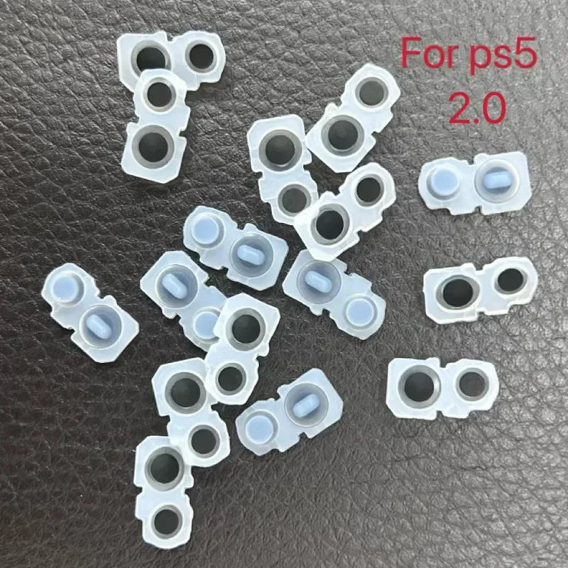 20pcs for Ps5 Game Pad Controller 2.0 V2 Conductive Rubber Set L1R1 L2R2 Silicone LR Pad Game console repair parts