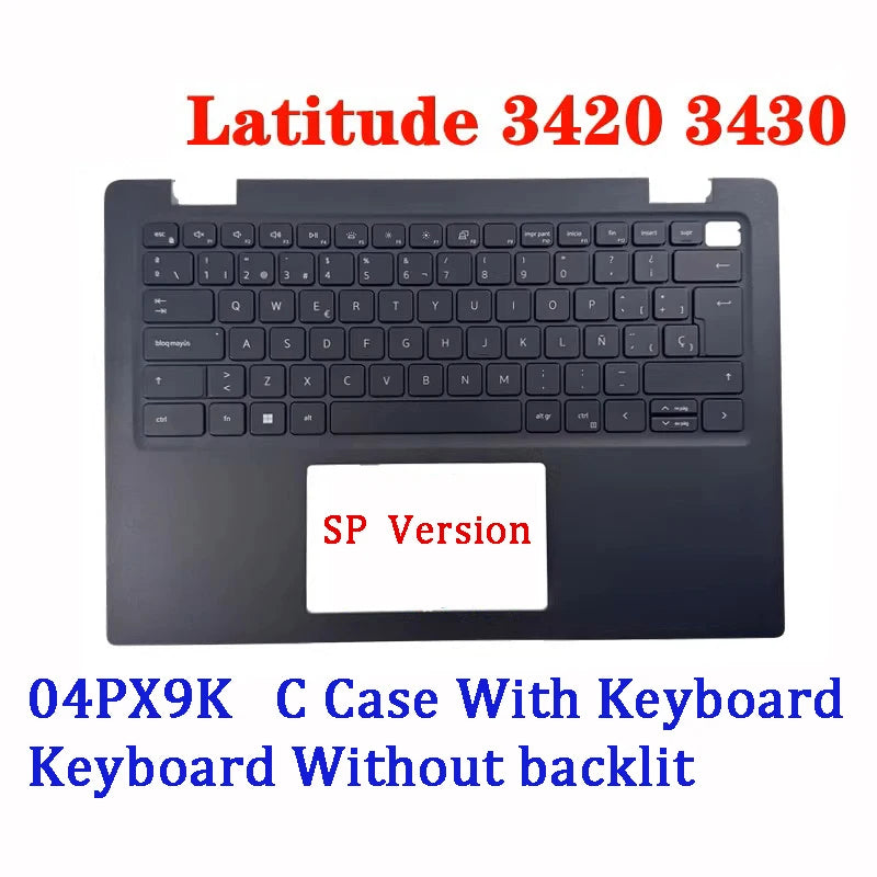 NEW ORIGINAL Laptop Top Case For Dell Latitude 3420 3430 E3420 US/UK/IT/GR/SP/BE Version 4PX9K  04PX9K Dell laptop repair parts
