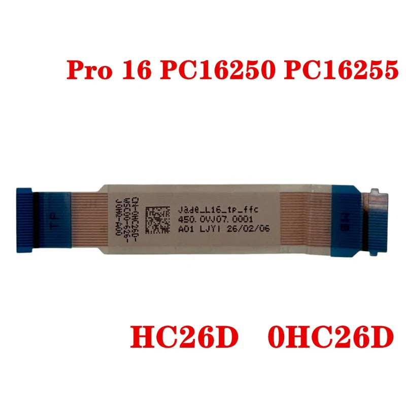 NEW ORIGINAL Laptop Touchpad For Dell Pro 16 PC16250 PC1625 Y3JPV 0Y3JPV 0HC26D 006R8M 024JC2 Dell laptop repair parts