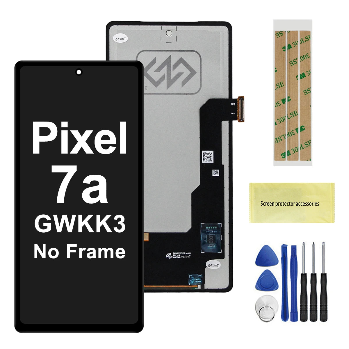 Pixel 7A Display Screen Assembly For Google Pixel 7A GWKK3 GHL1X G0DZQ G82U8 LCD Display Touch Screen Replacement Parts Google phone repair parts