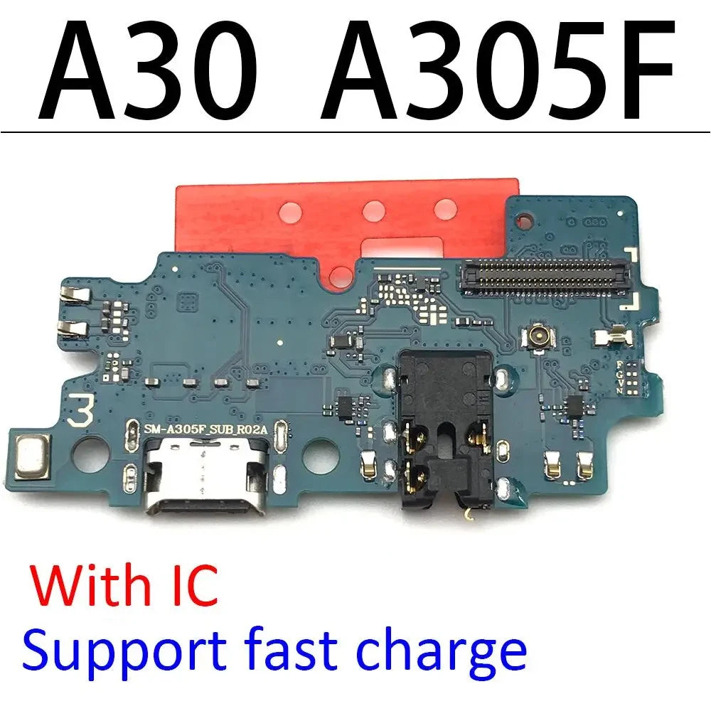 USB Charging Dock Connector Board Flex Cable For Samsung A70 A50 A40 A30 A20 A10 A11 A01 A21s A31 A51 A71 A30s A50s Link Samsung phone repair parts