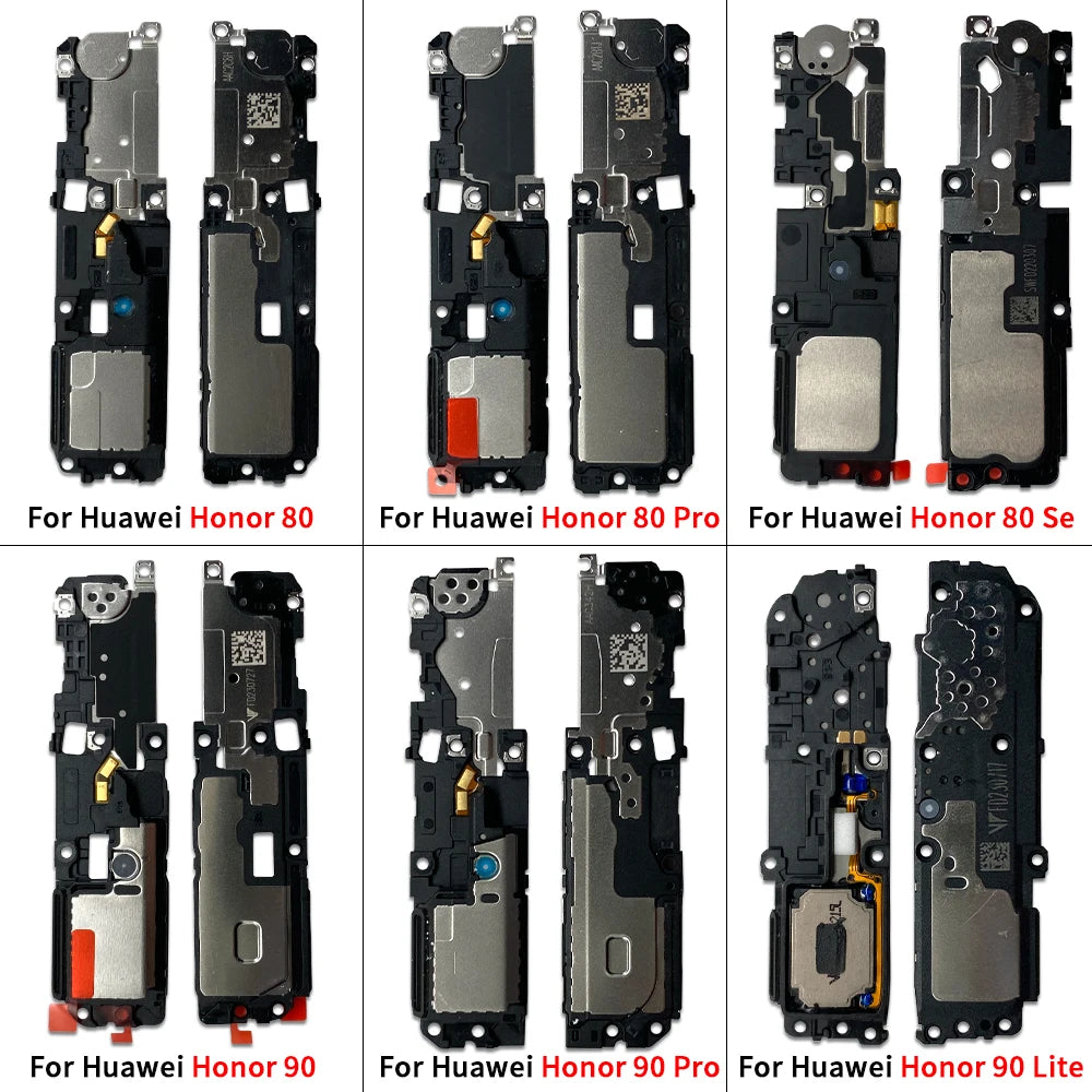 10Pcs, Loudspeaker bottom Loud Speaker Sound Buzzer Ringer Flex Cable For Huawei Honor 50 60 70 80 90 Pro Lite Se 5G Huawei phone repair parts