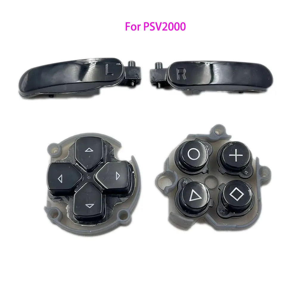 1PC For PSVita 2000 White Black  L R Trigger Button For PSV2000 Replacement Cross Function Button Game console repair parts