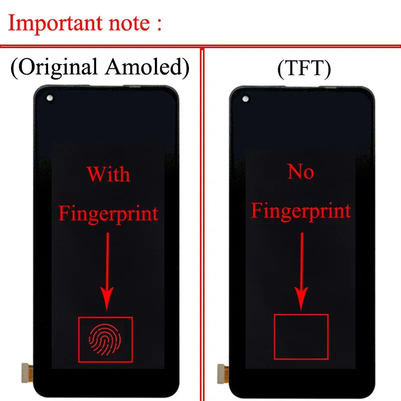 6.43" New AMOLED For Oppo Find X3 Lite LCD Display Screen Frame+Touch Panel Digitizer For Find X3Lite Display CPH2145 Frame Oppo phone repair parts Realme phone repair parts