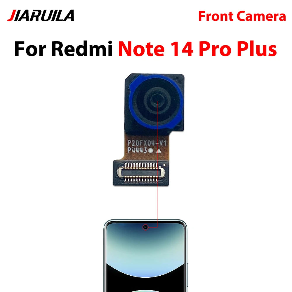 Back Rear Camera Big Main Camera Front Camera Flex Cable For Xiaomi Redmi Note 14 Pro 4G 5G  Xiaomi  Xiao mi phone repair parts