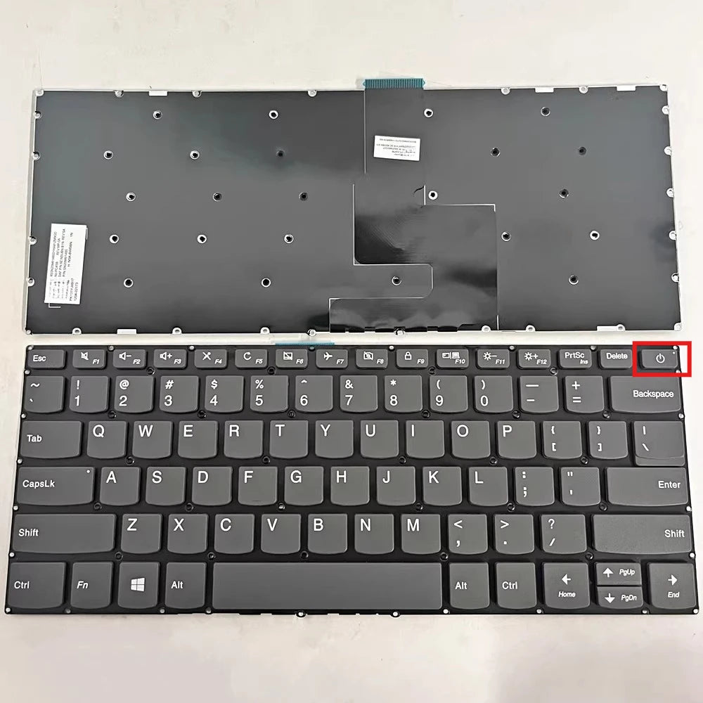 Upper case keyboard for Lenovo Xiaoxin 14 2019 Keyboard S340-14 S340-14IML topcase palmrest keyboard touchpad bottom cover Lenovo laptop repair parts