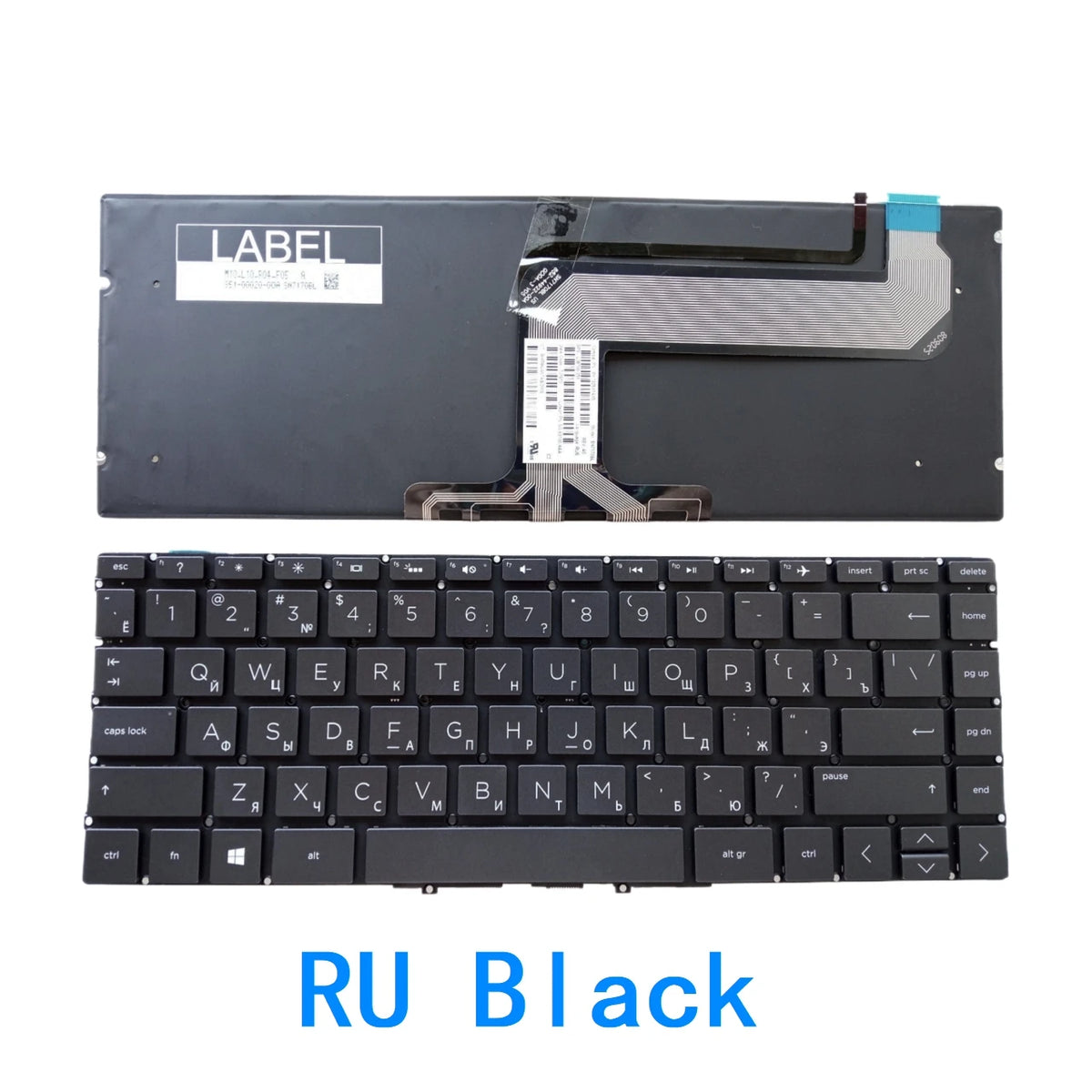New US Russian Arab Language  Backlit Keyboard For HP Spectre Folio 13-ak 13-ak0013dx Notebook PC Replacement Keyboard  HP laptop repair parts