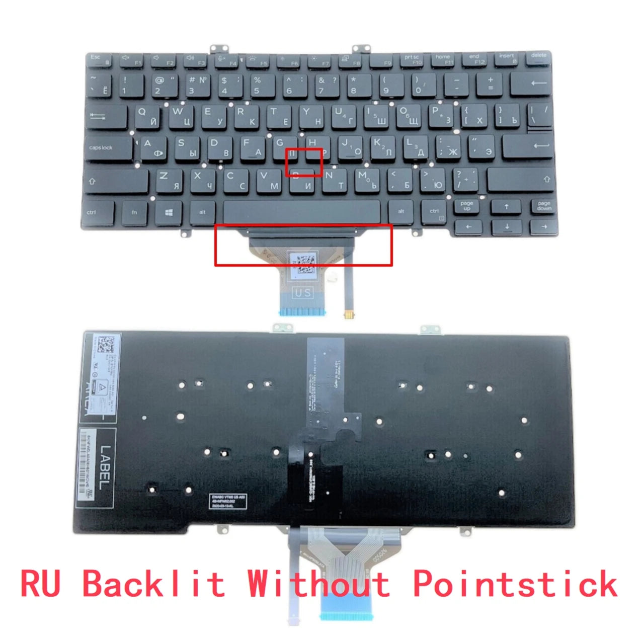 New US Russian Spanish Latin UK Arab Brazil Portuguese Laptop Backlit Keyboard For Dell Latitude 7400 E7400 L3400 5400Dell laptop repair parts