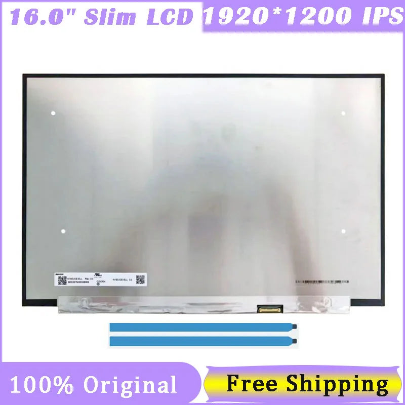 16 Inch 30 Pin Screen N160JCE ELL N160JCE-ELL B160UAN03.3 1920*1200 FHD 60HZ IPS 16:10 EDP Laptop Screen